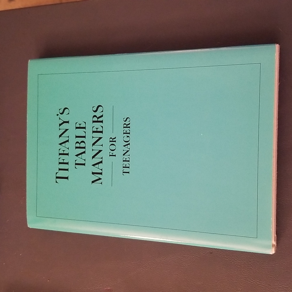 Tiffany's Table Manners for teenagers book